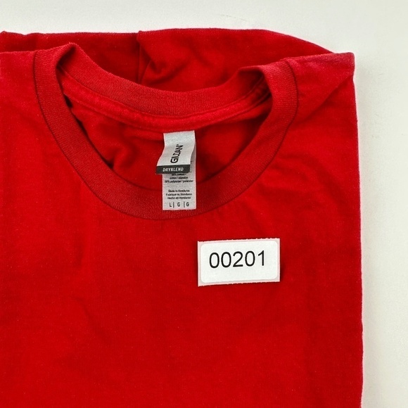 Gildan Dry Blend Tshirt Mens Large Red - Picture 3 of 8